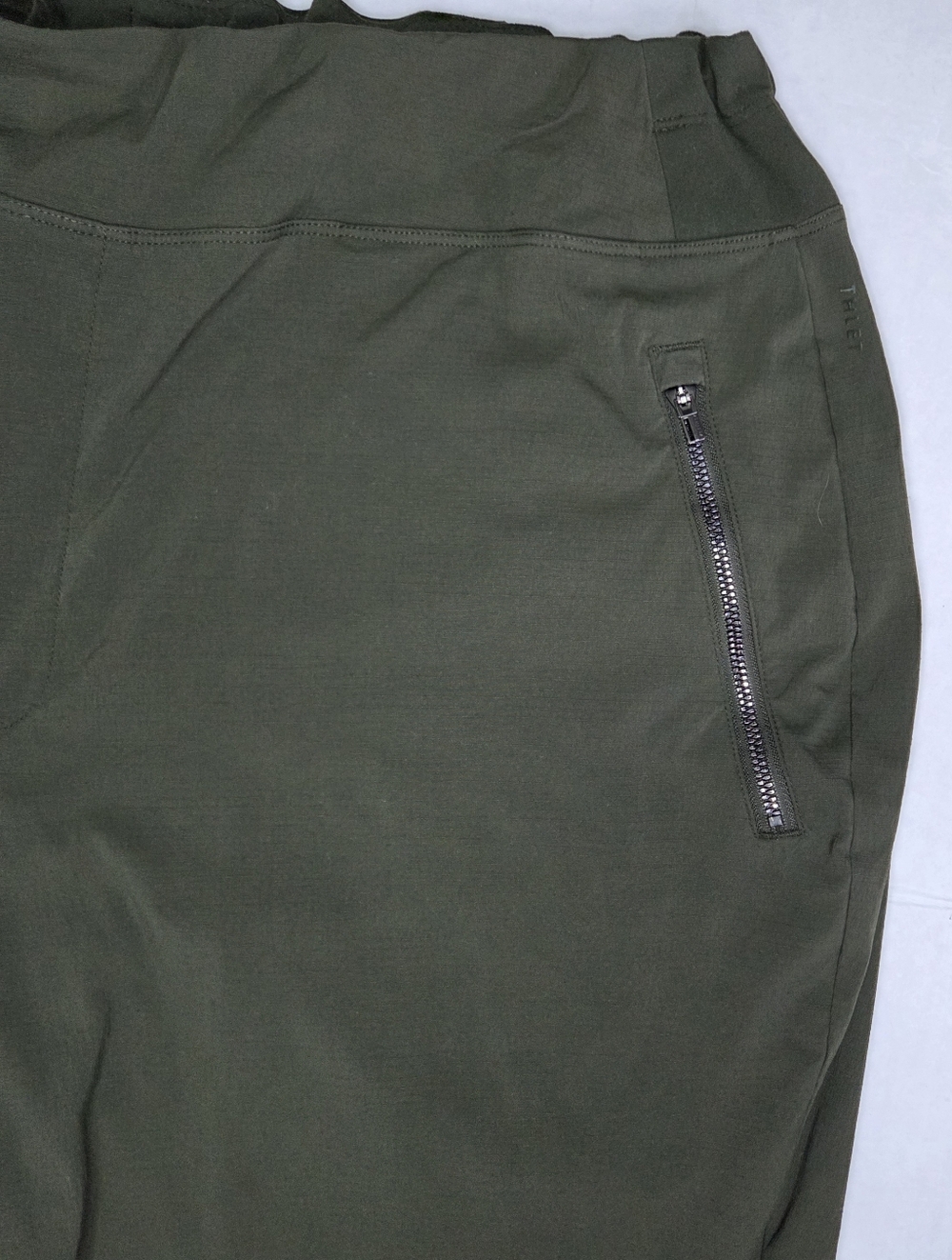 Athleta Womens Trekkie High Rise Jogger Pants Size 20 Aspen Olive Sporty Logo - Picture 4 of 14